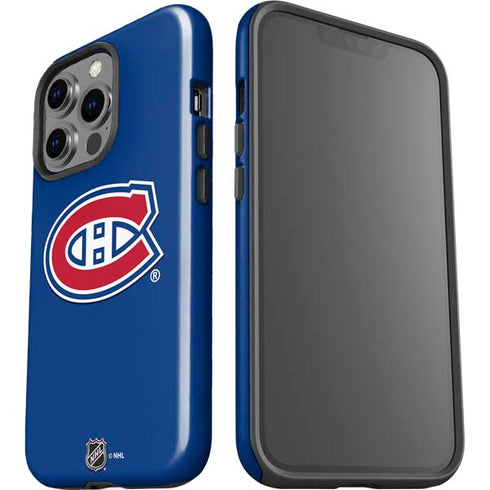 NHL Montreal Canadiens Solid Background iPhone 15 Pro Impact Case